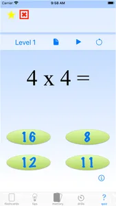 multiplication drills: X screenshot 9