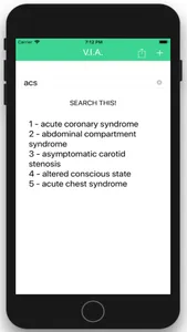 Interventional Abbreviations screenshot 2