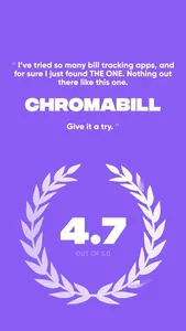 Chromabill - Easy Bill Tracker screenshot 9