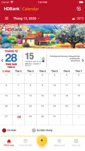 HDBank Calendar screenshot 0