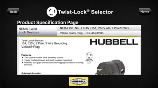 Twist-lock Product Selector screenshot 4