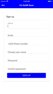 VU SeQR Scan screenshot 2