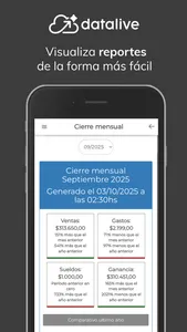 Datalive screenshot 2