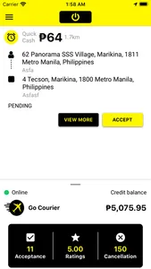 GoCab Courier screenshot 1