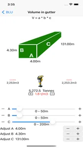 m2m3Calc screenshot 5