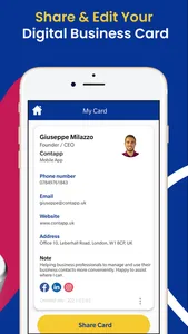 Contapp: Business Card Scanner screenshot 2