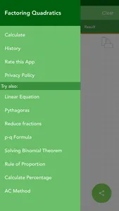 Factoring Quadratic Trinomials screenshot 0