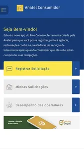Anatel Consumidor Mobile screenshot 1