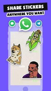 Stickers Funny of Meme & Emoji screenshot 5