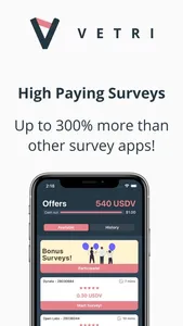 VETRI - High Paying Surveys screenshot 0