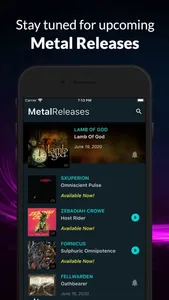 Metal Releases screenshot 0