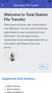 Total Station File Transfer screenshot 0