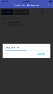 Total Station File Transfer screenshot 2