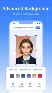 一寸证件照相机-手机智能证件照&身份证&美图换底 screenshot 3