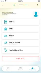 Halcyon Health Tracker App screenshot 1