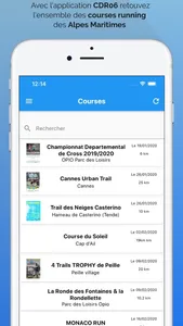 CDR06 - Calendrier des Courses screenshot 1