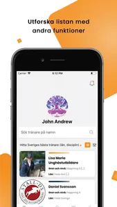 Tränarportalen screenshot 3