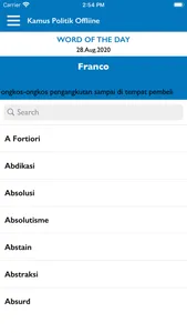 Kamus Politik Offline screenshot 3