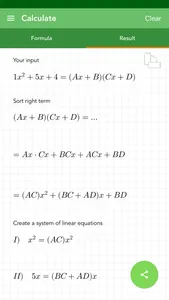 Factoring Quadratics PRO screenshot 1