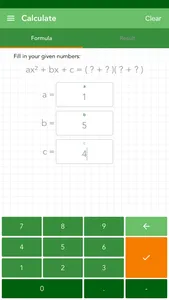 Factoring Quadratics PRO screenshot 3