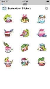 Sweet Gator Stickers screenshot 0