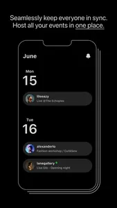 Know : Video Event Calendar. screenshot 1