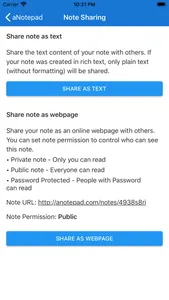 a Notepad - Take & Share Notes screenshot 3