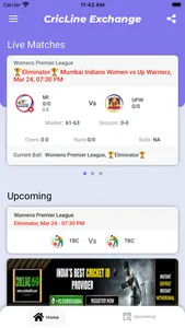 Cricline Exchange screenshot 0