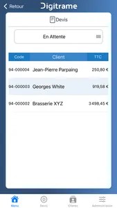 Digitrame - Devis et Factures screenshot 1