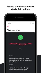 Transcorder - Voice Recorder screenshot 0