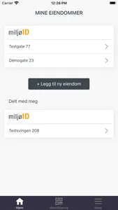 miljøID screenshot 1