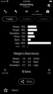 Bodybuilding. Weight Lifting screenshot 2