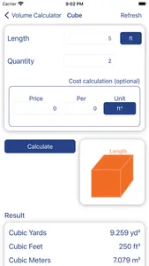 Cubic Yards Calculator + Cost screenshot 1