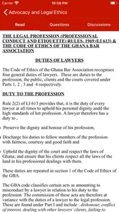 Ghana School of Law screenshot 1