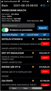 IQVIA Pharma Ticker screenshot 2