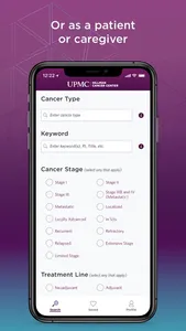 UPMC Hillman Trials Finder screenshot 1