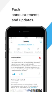 Tenex Portal screenshot 2