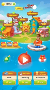 Larry: Idle Fishing Game screenshot 0