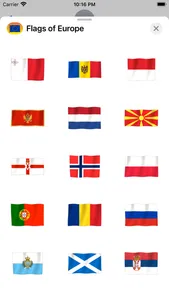 Flags of Europe screenshot 2