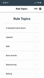 Baseball Rules screenshot 2