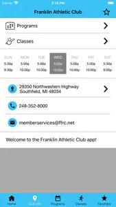 Franklin Athletic Club New screenshot 4