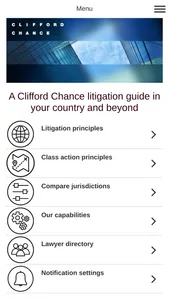 Clifford Chance Litigation screenshot 0