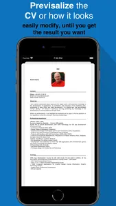 CV maker - curriculum vitae screenshot 2