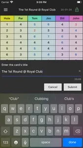 Hi Golf Score - Golf Scorecard screenshot 4