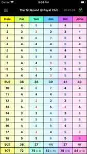 Hi Golf Score - Golf Scorecard screenshot 5