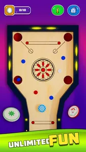 Real Carrom Queen Board Game screenshot 0