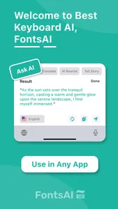 Fonts & Ai Keyboard screenshot 0