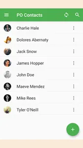 PO Contacts screenshot 1