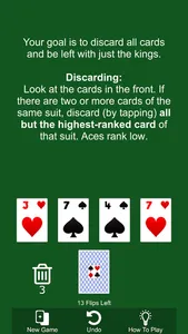 Aces Up Solitaire Game screenshot 0