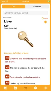 Spanish Word of the Day screenshot 4